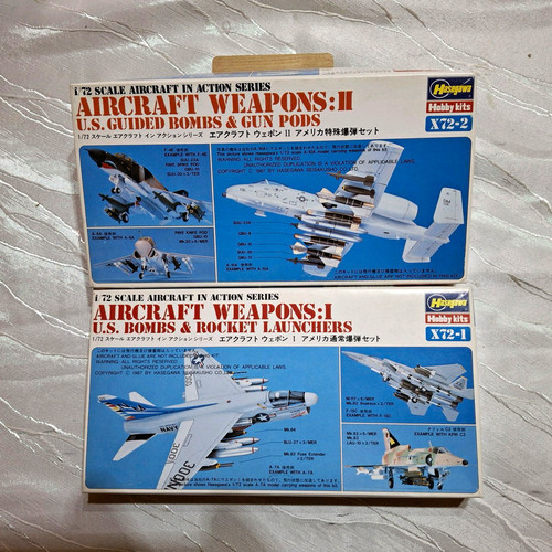 Hasegawa aircraft weapons - 1:72,