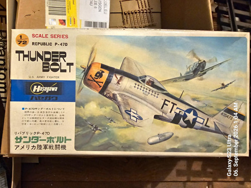 Hasegawa republic 47d - republic, p-47d